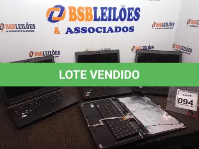 LOTE 094 - 04 NOTEBOOK’S MARCAS E MODELOS DIVERSOS P/RETIRADA DE PEÇAS. (NO ESTADO) ATENÇÃO! FAZER A VISITAÇÃO ANTES DE ARREMATAR, NÃO SABEMOS SE FUNCIONA. LEILÃO NÃO TEM GARANTIA E NEM DEVOLUÇÃO, SUJEITO A POSSÍVEIS AVARIAS VISÍVEIS/OCULTAS E/OU AUSÊNCIA DE COMPONENTES.