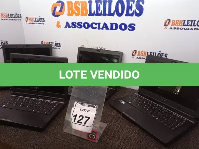 LOTE 127 - 04 NOTEBOOK’S MARCAS E MODELOS DIVERSOS P/RETIRADA DE PEÇAS. (NO ESTADO) ATENÇÃO! FAZER A VISITAÇÃO ANTES DE ARREMATAR, NÃO SABEMOS SE FUNCIONA. LEILÃO NÃO TEM GARANTIA E NEM DEVOLUÇÃO, SUJEITO A POSSÍVEIS AVARIAS VISÍVEIS/OCULTAS E/OU AUSÊNCIA DE COMPONENTES.