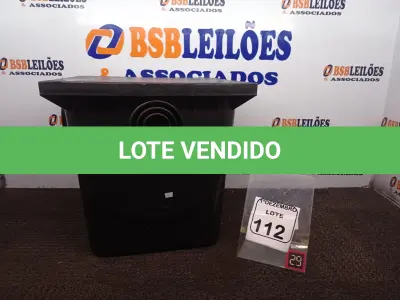 LOTE 112 - 01 CAIXA COLETORA DE GORDURA(NOVO). (NO ESTADO) ATENÇÃO! FAZER A VISITAÇÃO ANTES DE ARREMATAR, NÃO SABEMOS SE FUNCIONA. LEILÃO NÃO TEM GARANTIA E NEM DEVOLUÇÃO, SUJEITO A POSSÍVEIS AVARIAS VISÍVEIS/OCULTAS E/OU AUSÊNCIA DE COMPONENTES.
