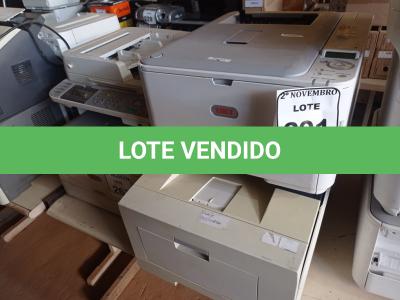 LOTE 291 - 04 IMPRESSORAS MARCAS E MODELOS DIVERSOS SENDO UMA MULTIFUNCIONAL. (NO ESTADO) ATENÇÃO! FAZER A VISITAÇÃO ANTES DE ARREMATAR, NÃO SABEMOS SE FUNCIONA. LEILÃO NÃO TEM GARANTIA E NEM DEVOLUÇÃO, SUJEITO A POSSÍVEIS AVARIAS VISÍVEIS/OCULTAS E/OU AUSÊNCIA DE COMPONENTES.