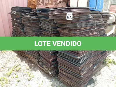 LOTE 447 - 01 LOTE C/ GRANDE QUANTIDADE DE TAPETE EMBORRACHADO. (NO ESTADO) ATENÇÃO! FAZER A VISITAÇÃO ANTES DE ARREMATAR, NÃO SABEMOS SE FUNCIONA. LEILÃO NÃO TEM GARANTIA E NEM DEVOLUÇÃO, SUJEITO A POSSÍVEIS AVARIAS VISÍVEIS/OCULTAS E/OU AUSÊNCIA DE COMPONENTES.