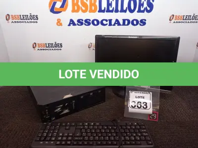 LOTE 363 - 01 CPU ITAUTEC, 01 MONITOR LENOVO E 01 TECLADO. (NO ESTADO) ATENÇÃO! FAZER A VISITAÇÃO ANTES DE ARREMATAR, NÃO SABEMOS SE FUNCIONA. LEILÃO NÃO TEM GARANTIA E NEM DEVOLUÇÃO, SUJEITO A POSSÍVEIS AVARIAS VISÍVEIS/OCULTAS E/OU AUSÊNCIA DE COMPONENTES.