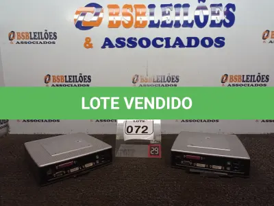 LOTE 072 - 02 MINIS CPU’S MARCA HP. (NO ESTADO) ATENÇÃO! FAZER A VISITAÇÃO ANTES DE ARREMATAR, NÃO SABEMOS SE FUNCIONA. LEILÃO NÃO TEM GARANTIA E NEM DEVOLUÇÃO, SUJEITO A POSSÍVEIS AVARIAS VISÍVEIS/OCULTAS E/OU AUSÊNCIA DE COMPONENTES.