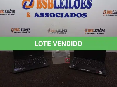 LOTE 021 - 02 NETBOOKS MARCA SAMSUNG E EEE. (NO ESTADO) ATENÇÃO! FAZER A VISITAÇÃO ANTES DE ARREMATAR, NÃO SABEMOS SE FUNCIONA. LEILÃO NÃO TEM GARANTIA E NEM DEVOLUÇÃO, SUJEITO A POSSÍVEIS AVARIAS VISÍVEIS/OCULTAS E/OU AUSÊNCIA DE COMPONENTES.