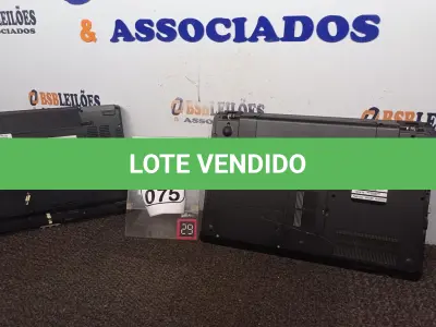 LOTE 075 - 02 NOTEBOOK’S MARCAS E MODELOS DIVERSOS P/RETIRADA DE PEÇAS. (NO ESTADO) ATENÇÃO! FAZER A VISITAÇÃO ANTES DE ARREMATAR, NÃO SABEMOS SE FUNCIONA. LEILÃO NÃO TEM GARANTIA E NEM DEVOLUÇÃO, SUJEITO A POSSÍVEIS AVARIAS VISÍVEIS/OCULTAS E/OU AUSÊNCIA DE COMPONENTES.