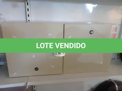 LOTE 184 - 02 CAIXAS DE FERRO P/QUADROS ELÉTRICOS. (NO ESTADO) ATENÇÃO! FAZER A VISITAÇÃO ANTES DE ARREMATAR, NÃO SABEMOS SE FUNCIONA. LEILÃO NÃO TEM GARANTIA E NEM DEVOLUÇÃO, SUJEITO A POSSÍVEIS AVARIAS VISÍVEIS/OCULTAS E/OU AUSÊNCIA DE COMPONENTES.