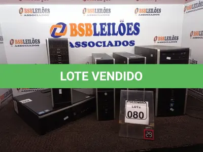 LOTE 080 - 05 CPU’S MARCA HP. (NO ESTADO) ATENÇÃO! FAZER A VISITAÇÃO ANTES DE ARREMATAR, NÃO SABEMOS SE FUNCIONA. LEILÃO NÃO TEM GARANTIA E NEM DEVOLUÇÃO, SUJEITO A POSSÍVEIS AVARIAS VISÍVEIS/OCULTAS E/OU AUSÊNCIA DE COMPONENTES.