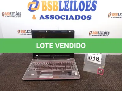 LOTE 018 - 01 NOTEBOOK MARCA HP. (NO ESTADO) ATENÇÃO! FAZER A VISITAÇÃO ANTES DE ARREMATAR, NÃO SABEMOS SE FUNCIONA. LEILÃO NÃO TEM GARANTIA E NEM DEVOLUÇÃO, SUJEITO A POSSÍVEIS AVARIAS VISÍVEIS/OCULTAS E/OU AUSÊNCIA DE COMPONENTES.