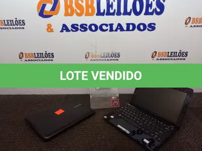 LOTE 021 - 02 NETBOOKS MARCA SAMSUNG E EEE. (NO ESTADO) ATENÇÃO! FAZER A VISITAÇÃO ANTES DE ARREMATAR, NÃO SABEMOS SE FUNCIONA. LEILÃO NÃO TEM GARANTIA E NEM DEVOLUÇÃO, SUJEITO A POSSÍVEIS AVARIAS VISÍVEIS/OCULTAS E/OU AUSÊNCIA DE COMPONENTES.