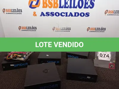 LOTE 074 - 05 MINI CPU’S MARCA SPIDER. (NO ESTADO) ATENÇÃO! FAZER A VISITAÇÃO ANTES DE ARREMATAR, NÃO SABEMOS SE FUNCIONA. LEILÃO NÃO TEM GARANTIA E NEM DEVOLUÇÃO, SUJEITO A POSSÍVEIS AVARIAS VISÍVEIS/OCULTAS E/OU AUSÊNCIA DE COMPONENTES.
