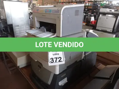 LOTE 372 - 04 IMPRESSORAS MARCAS E MODELOS DIVERSOS E 01 APARELHO DE FAX. (NO ESTADO) ATENÇÃO! FAZER A VISITAÇÃO ANTES DE ARREMATAR, NÃO SABEMOS SE FUNCIONA. LEILÃO NÃO TEM GARANTIA E NEM DEVOLUÇÃO, SUJEITO A POSSÍVEIS AVARIAS VISÍVEIS/OCULTAS E/OU AUSÊNCIA DE COMPONENTES.