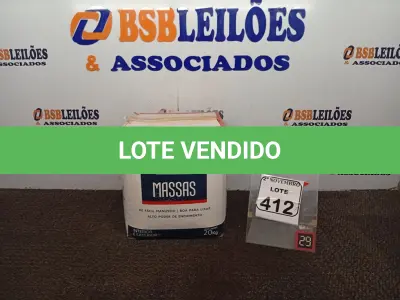 LOTE 412 - 01 MASSA CORRIDA MARCA LUZTOL 20KG(NOVO). (NO ESTADO) ATENÇÃO! FAZER A VISITAÇÃO ANTES DE ARREMATAR, NÃO SABEMOS SE FUNCIONA. LEILÃO NÃO TEM GARANTIA E NEM DEVOLUÇÃO, SUJEITO A POSSÍVEIS AVARIAS VISÍVEIS/OCULTAS E/OU AUSÊNCIA DE COMPONENTES.