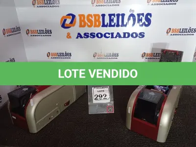 LOTE 292 - 02 IMPRESSORAS P/CARTÃO MARCA IITA. (NO ESTADO) ATENÇÃO! FAZER A VISITAÇÃO ANTES DE ARREMATAR, NÃO SABEMOS SE FUNCIONA. LEILÃO NÃO TEM GARANTIA E NEM DEVOLUÇÃO, SUJEITO A POSSÍVEIS AVARIAS VISÍVEIS/OCULTAS E/OU AUSÊNCIA DE COMPONENTES.