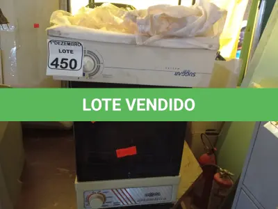 LOTE 450 - 01 LAVA LOUÇAS MARCA ENXUTA E 01 SECADORA AUTOMÁTICA MARCA SUGGAR. (NO ESTADO) ATENÇÃO! FAZER A VISITAÇÃO ANTES DE ARREMATAR, NÃO SABEMOS SE FUNCIONA. LEILÃO NÃO TEM GARANTIA E NEM DEVOLUÇÃO, SUJEITO A POSSÍVEIS AVARIAS VISÍVEIS/OCULTAS E/OU AUSÊNCIA DE COMPONENTES.