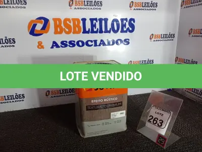 LOTE 263 - 01 LATA DE BASE SUVINIL TEXTURIZADO PREMIUM. (VALIDADE 06/2024)(NO ESTADO) ATENÇÃO! FAZER A VISITAÇÃO ANTES DE ARREMATAR, NÃO SABEMOS SE FUNCIONA. LEILÃO NÃO TEM GARANTIA E NEM DEVOLUÇÃO, SUJEITO A POSSÍVEIS AVARIAS VISÍVEIS/OCULTAS E/OU AUSÊNCIA DE COMPONENTES.