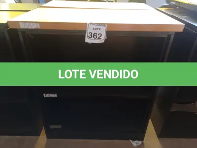 LOTE 362 - 02 ARMÁRIOS DE FERRO. (NO ESTADO) ATENÇÃO! FAZER A VISITAÇÃO ANTES DE ARREMATAR, NÃO SABEMOS SE FUNCIONA. LEILÃO NÃO TEM GARANTIA E NEM DEVOLUÇÃO, SUJEITO A POSSÍVEIS AVARIAS VISÍVEIS/OCULTAS E/OU AUSÊNCIA DE COMPONENTES.