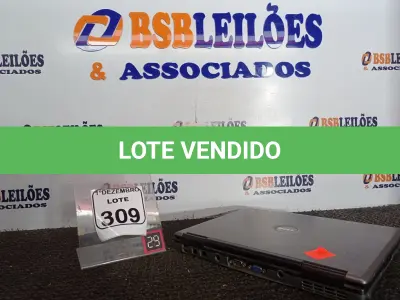 LOTE 309 - 01 NOTEBOOK MARCA DELL. (NO ESTADO) ATENÇÃO! FAZER A VISITAÇÃO ANTES DE ARREMATAR, NÃO SABEMOS SE FUNCIONA. LEILÃO NÃO TEM GARANTIA E NEM DEVOLUÇÃO, SUJEITO A POSSÍVEIS AVARIAS VISÍVEIS/OCULTAS E/OU AUSÊNCIA DE COMPONENTES.