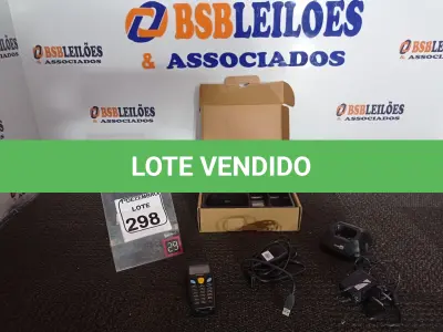 LOTE 298 - 01 COLETOR DE DADOS CIPHER MARCA COMPEX. (NO ESTADO) ATENÇÃO! FAZER A VISITAÇÃO ANTES DE ARREMATAR, NÃO SABEMOS SE FUNCIONA. LEILÃO NÃO TEM GARANTIA E NEM DEVOLUÇÃO, SUJEITO A POSSÍVEIS AVARIAS VISÍVEIS/OCULTAS E/OU AUSÊNCIA DE COMPONENTES.
