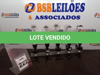 LOTE 222 - 05 DOSADORES DE BEBIDAS. (NO ESTADO) ATENÇÃO! FAZER A VISITAÇÃO ANTES DE ARREMATAR, NÃO SABEMOS SE FUNCIONA. LEILÃO NÃO TEM GARANTIA E NEM DEVOLUÇÃO, SUJEITO A POSSÍVEIS AVARIAS VISÍVEIS/OCULTAS E/OU AUSÊNCIA DE COMPONENTES.