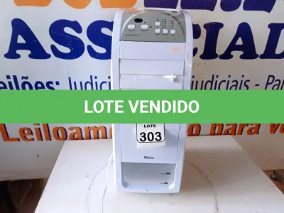 LOTE 303 - 01 CLIMATIZADOR MARCA PHILIPS MODELO PCL1F 110V. (NO ESTADO) ATENÇÃO! FAZER A VISITAÇÃO ANTES DE ARREMATAR, NÃO SABEMOS SE FUNCIONA. LEILÃO NÃO TEM GARANTIA E NEM DEVOLUÇÃO, SUJEITO A POSSÍVEIS AVARIAS VISÍVEIS/OCULTAS E/OU AUSÊNCIA DE COMPONENTES.