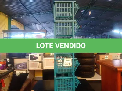 LOTE 357 - 05 CESTAS ORGANIZADORAS. (NO ESTADO) ATENÇÃO! FAZER A VISITAÇÃO ANTES DE ARREMATAR, NÃO SABEMOS SE FUNCIONA. LEILÃO NÃO TEM GARANTIA E NEM DEVOLUÇÃO, SUJEITO A POSSÍVEIS AVARIAS VISÍVEIS/OCULTAS E/OU AUSÊNCIA DE COMPONENTES.