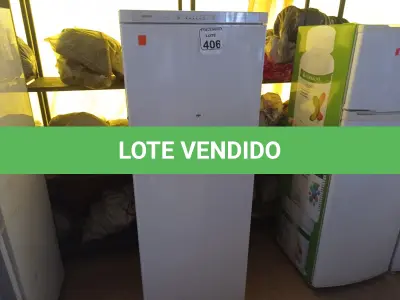 LOTE 406 - 01 GELADEIRA MARCA BOSCH DYNAMIC COOLIN 220V.  (NO ESTADO) ATENÇÃO! FAZER A VISITAÇÃO ANTES DE ARREMATAR, NÃO SABEMOS SE FUNCIONA. LEILÃO NÃO TEM GARANTIA E NEM DEVOLUÇÃO, SUJEITO A POSSÍVEIS AVARIAS VISÍVEIS/OCULTAS E/OU AUSÊNCIA DE COMPONENTES.