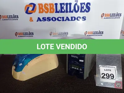 LOTE 299 - 02 IMPRESSORAS DE CARTÃO MARCA EVOLIS E DATACARD. (NO ESTADO) ATENÇÃO! FAZER A VISITAÇÃO ANTES DE ARREMATAR, NÃO SABEMOS SE FUNCIONA. LEILÃO NÃO TEM GARANTIA E NEM DEVOLUÇÃO, SUJEITO A POSSÍVEIS AVARIAS VISÍVEIS/OCULTAS E/OU AUSÊNCIA DE COMPONENTES.