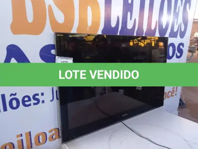 LOTE 347 - 01 TV MARCA SONY 46” P/RETIRADA DE PEÇAS (NO ESTADO) ATENÇÃO! FAZER A VISITAÇÃO ANTES DE ARREMATAR, NÃO SABEMOS SE FUNCIONA. LEILÃO NÃO TEM GARANTIA E NEM DEVOLUÇÃO, SUJEITO A POSSÍVEIS AVARIAS VISÍVEIS/OCULTAS E/OU AUSÊNCIA DE COMPONENTES.