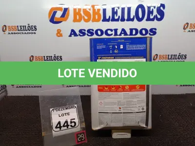 LOTE 445 - 01 LATA DE TINTA SHERWIN WILLIAMS KEM TONE ANTIMOFO 18L.(SEM USO) (NO ESTADO) ATENÇÃO! FAZER A VISITAÇÃO ANTES DE ARREMATAR, NÃO SABEMOS SE FUNCIONA. LEILÃO NÃO TEM GARANTIA E NEM DEVOLUÇÃO, SUJEITO A POSSÍVEIS AVARIAS VISÍVEIS/OCULTAS E/OU AUSÊNCIA DE COMPONENTES.