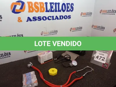 LOTE 472 - 01 ESTETOSCÓPIO E 01 AFERIDOR DE PRESSÃO P.A MED E MATERIAIS HOSPITALARES DIVERSOS. (NO ESTADO) ATENÇÃO! FAZER A VISITAÇÃO ANTES DE ARREMATAR, NÃO SABEMOS SE FUNCIONA. LEILÃO NÃO TEM GARANTIA E NEM DEVOLUÇÃO, SUJEITO A POSSÍVEIS AVARIAS VISÍVEIS/OCULTAS E/OU AUSÊNCIA DE COMPONENTES.