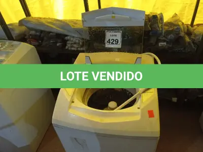 LOTE 429 - 01 MÁQUINA DE LAVAR MARCA BRASTEMP 7KG 220V. (NO ESTADO) ATENÇÃO! FAZER A VISITAÇÃO ANTES DE ARREMATAR, NÃO SABEMOS SE FUNCIONA. LEILÃO NÃO TEM GARANTIA E NEM DEVOLUÇÃO, SUJEITO A POSSÍVEIS AVARIAS VISÍVEIS/OCULTAS E/OU AUSÊNCIA DE COMPONENTES.