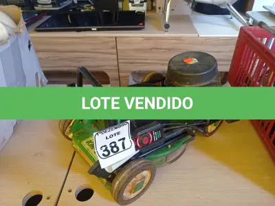LOTE 387 - 01 MÁQUINA DE CORTAR GRAMA MARCA TRAPP. (NO ESTADO) ATENÇÃO! FAZER A VISITAÇÃO ANTES DE ARREMATAR, NÃO SABEMOS SE FUNCIONA. LEILÃO NÃO TEM GARANTIA E NEM DEVOLUÇÃO, SUJEITO A POSSÍVEIS AVARIAS VISÍVEIS/OCULTAS E/OU AUSÊNCIA DE COMPONENTES.