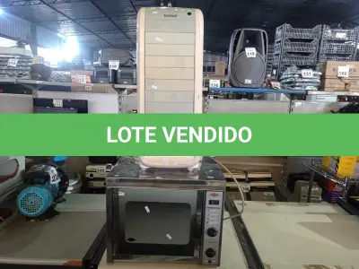 LOTE 223 - 01 FORNO ELÉTRICO E 01 CLIMATIZADOR MARCAS E MODELOS DIVERSOS. (NO ESTADO) ATENÇÃO! FAZER A VISITAÇÃO ANTES DE ARREMATAR, NÃO SABEMOS SE FUNCIONA. LEILÃO NÃO TEM GARANTIA E NEM DEVOLUÇÃO, SUJEITO A POSSÍVEIS AVARIAS VISÍVEIS/OCULTAS E/OU AUSÊNCIA DE COMPONENTES.