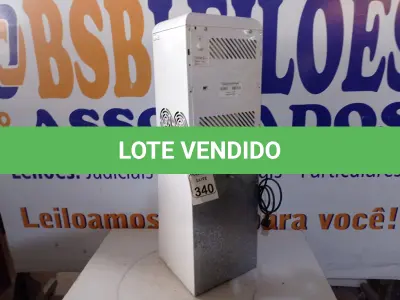 LOTE 340 - 01 BEBEDOURO DE ÁGUA P/GALÃO MARCA MASTERFRIO. (NO ESTADO) ATENÇÃO! FAZER A VISITAÇÃO ANTES DE ARREMATAR, NÃO SABEMOS SE FUNCIONA. LEILÃO NÃO TEM GARANTIA E NEM DEVOLUÇÃO, SUJEITO A POSSÍVEIS AVARIAS VISÍVEIS/OCULTAS E/OU AUSÊNCIA DE COMPONENTES.