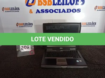 LOTE 309 - 01 NOTEBOOK MARCA DELL. (NO ESTADO) ATENÇÃO! FAZER A VISITAÇÃO ANTES DE ARREMATAR, NÃO SABEMOS SE FUNCIONA. LEILÃO NÃO TEM GARANTIA E NEM DEVOLUÇÃO, SUJEITO A POSSÍVEIS AVARIAS VISÍVEIS/OCULTAS E/OU AUSÊNCIA DE COMPONENTES.