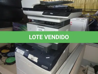 LOTE 253 - 01 IMPRESSORA MARCA XEROX, 01 IMPRESSORA MULTIFUNCIONAL MARCA HP E 01 SCANNER MARCA HP. (NO ESTADO) ATENÇÃO! FAZER A VISITAÇÃO ANTES DE ARREMATAR, NÃO SABEMOS SE FUNCIONA. LEILÃO NÃO TEM GARANTIA E NEM DEVOLUÇÃO, SUJEITO A POSSÍVEIS AVARIAS VISÍVEIS/OCULTAS E/OU AUSÊNCIA DE COMPONENTES.