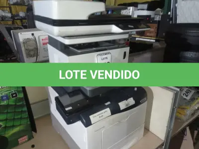 LOTE 253 - 01 IMPRESSORA MARCA XEROX, 01 IMPRESSORA MULTIFUNCIONAL MARCA HP E 01 SCANNER MARCA HP. (NO ESTADO) ATENÇÃO! FAZER A VISITAÇÃO ANTES DE ARREMATAR, NÃO SABEMOS SE FUNCIONA. LEILÃO NÃO TEM GARANTIA E NEM DEVOLUÇÃO, SUJEITO A POSSÍVEIS AVARIAS VISÍVEIS/OCULTAS E/OU AUSÊNCIA DE COMPONENTES.
