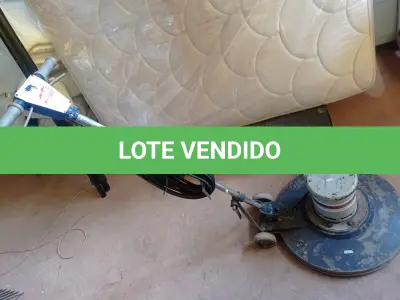 LOTE 187 - 01 ENCERADEIRA MARCA PRIMEPRO MODELO A51. (NO ESTADO) ATENÇÃO! FAZER A VISITAÇÃO ANTES DE ARREMATAR, NÃO SABEMOS SE FUNCIONA. LEILÃO NÃO TEM GARANTIA E NEM DEVOLUÇÃO, SUJEITO A POSSÍVEIS AVARIAS VISÍVEIS/OCULTAS E/OU AUSÊNCIA DE COMPONENTES.