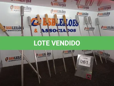 LOTE 063 - 11 ESPETOS P/CHURRASCO DIVERSOS (NOVO). (NO ESTADO) ATENÇÃO! FAZER A VISITAÇÃO ANTES DE ARREMATAR, NÃO SABEMOS SE FUNCIONA. LEILÃO NÃO TEM GARANTIA E NEM DEVOLUÇÃO, SUJEITO A POSSÍVEIS AVARIAS VISÍVEIS/OCULTAS E/OU AUSÊNCIA DE COMPONENTES.