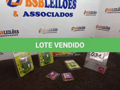 LOTE 034 - 01 GRAMPEADOR, 02 CARREGADORES P/PILHAS C/04 PILHAS EM CADA E 10 PILHAS MARCAS E MODELOS DIVERSOS(NOVO). (NO ESTADO) ATENÇÃO! FAZER A VISITAÇÃO ANTES DE ARREMATAR, NÃO SABEMOS SE FUNCIONA. LEILÃO NÃO TEM GARANTIA E NEM DEVOLUÇÃO, SUJEITO A POSSÍVEIS AVARIAS VISÍVEIS/OCULTAS E/OU AUSÊNCIA DE COMPONENTES.