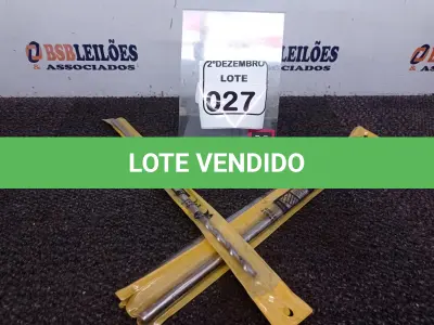 LOTE 027 - 02 BROCAS P/MOURÃO E FIBROCIMENTO ½” 400MM MARCA FERTAK E 01 BROCA P/MOURÃO E FIBROCIMENTO 5/16” 400MM MARCA FERTAK (NOVO). (NO ESTADO) ATENÇÃO! FAZER A VISITAÇÃO ANTES DE ARREMATAR, NÃO SABEMOS SE FUNCIONA. LEILÃO NÃO TEM GARANTIA E NEM DEVOLUÇÃO, SUJEITO A POSSÍVEIS AVARIAS VISÍVEIS/OCULTAS E/OU AUSÊNCIA DE COMPONENTES.