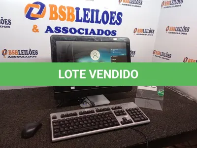 LOTE 301 - 01 ALL IN ONE MARCA HP C/TECLADO E MOUSE. (NO ESTADO) ATENÇÃO! FAZER A VISITAÇÃO ANTES DE ARREMATAR, NÃO SABEMOS SE FUNCIONA. LEILÃO NÃO TEM GARANTIA E NEM DEVOLUÇÃO, SUJEITO A POSSÍVEIS AVARIAS VISÍVEIS/OCULTAS E/OU AUSÊNCIA DE COMPONENTES.