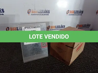 LOTE 229 - 01 CAIXA C/06 CATALISADORES MARCA ANJO CONTENDO 450ML EM CADA LATA(NOVO). (NO ESTADO) ATENÇÃO! FAZER A VISITAÇÃO ANTES DE ARREMATAR, NÃO SABEMOS SE FUNCIONA. LEILÃO NÃO TEM GARANTIA E NEM DEVOLUÇÃO, SUJEITO A POSSÍVEIS AVARIAS VISÍVEIS/OCULTAS E/OU AUSÊNCIA DE COMPONENTES.