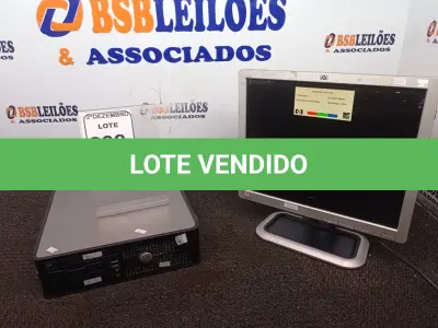 LOTE 208 - 01 CPU MARCA DELL E 01 MONITOR MARCA HP. (NO ESTADO) ATENÇÃO! FAZER A VISITAÇÃO ANTES DE ARREMATAR, NÃO SABEMOS SE FUNCIONA. LEILÃO NÃO TEM GARANTIA E NEM DEVOLUÇÃO, SUJEITO A POSSÍVEIS AVARIAS VISÍVEIS/OCULTAS E/OU AUSÊNCIA DE COMPONENTES.