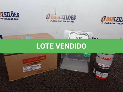LOTE 280 - 01 CAIXA C/06 CATALISADORES MARCA ANJO CONTENDO 450ML EM CADA LATA(NOVO). (NO ESTADO) ATENÇÃO! FAZER A VISITAÇÃO ANTES DE ARREMATAR, NÃO SABEMOS SE FUNCIONA. LEILÃO NÃO TEM GARANTIA E NEM DEVOLUÇÃO, SUJEITO A POSSÍVEIS AVARIAS VISÍVEIS/OCULTAS E/OU AUSÊNCIA DE COMPONENTES.