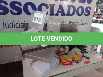 LOTE 215 - 01 LOTE C/VÁRIOS CANETÕES, CLIPES DE PAPEL, ORGANIZADOR DE PAPEIS E MATERIAIS P/ESCRITÓRIO DIVERSOS. (NO ESTADO) ATENÇÃO! FAZER A VISITAÇÃO ANTES DE ARREMATAR, NÃO SABEMOS SE FUNCIONA. LEILÃO NÃO TEM GARANTIA E NEM DEVOLUÇÃO, SUJEITO A POSSÍVEIS AVARIAS VISÍVEIS/OCULTAS E/OU AUSÊNCIA DE COMPONENTES.