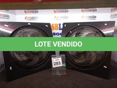 LOTE 283 - 03 VENTILADORES MARCAS E MODELOS DIVERSOS. (NO ESTADO) ATENÇÃO! FAZER A VISITAÇÃO ANTES DE ARREMATAR, NÃO SABEMOS SE FUNCIONA. LEILÃO NÃO TEM GARANTIA E NEM DEVOLUÇÃO, SUJEITO A POSSÍVEIS AVARIAS VISÍVEIS/OCULTAS E/OU AUSÊNCIA DE COMPONENTES.