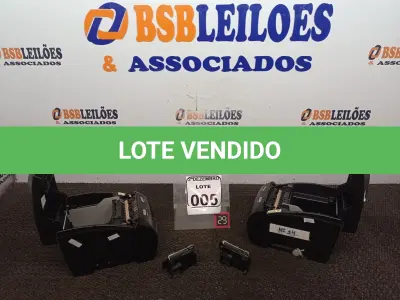 LOTE 005 - 02 IMPRESSORAS DE CUPOM FISCAL MARCA BEMATECH. (NO ESTADO) ATENÇÃO! FAZER A VISITAÇÃO ANTES DE ARREMATAR, NÃO SABEMOS SE FUNCIONA. LEILÃO NÃO TEM GARANTIA E NEM DEVOLUÇÃO, SUJEITO A POSSÍVEIS AVARIAS VISÍVEIS/OCULTAS E/OU AUSÊNCIA DE COMPONENTES.