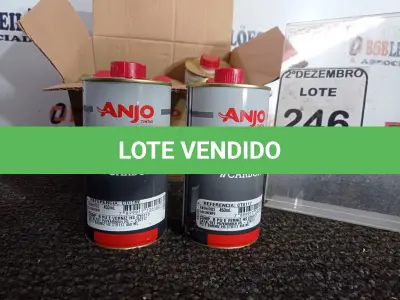 LOTE 246 - 01 CAIXA C/06 CATALISADORES MARCA ANJO CONTENDO 450ML EM CADA LATA(NOVO). (NO ESTADO) ATENÇÃO! FAZER A VISITAÇÃO ANTES DE ARREMATAR, NÃO SABEMOS SE FUNCIONA. LEILÃO NÃO TEM GARANTIA E NEM DEVOLUÇÃO, SUJEITO A POSSÍVEIS AVARIAS VISÍVEIS/OCULTAS E/OU AUSÊNCIA DE COMPONENTES.