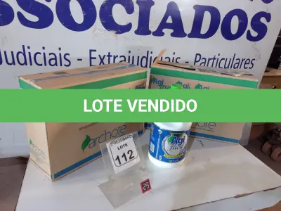 LOTE 112 - 02 CAIXAS C/03 GALÕES DE ÁGUA SANITÁRIA DE 5L CADA, MARCA AGI FÁCIL. (NO ESTADO) ATENÇÃO! FAZER A VISITAÇÃO ANTES DE ARREMATAR, NÃO SABEMOS SE FUNCIONA. LEILÃO NÃO TEM GARANTIA E NEM DEVOLUÇÃO, SUJEITO A POSSÍVEIS AVARIAS VISÍVEIS/OCULTAS E/OU AUSÊNCIA DE COMPONENTES.